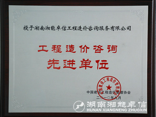 2010年工程先進單位